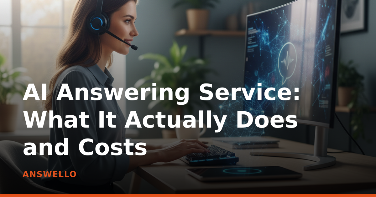 AI Answering Service: What It Actually Does and Costs