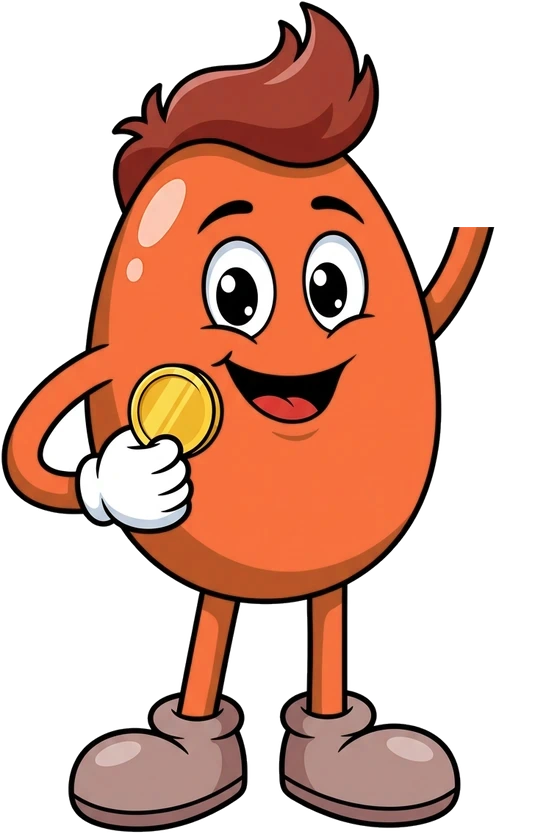 Repli, the Answello figure, waving